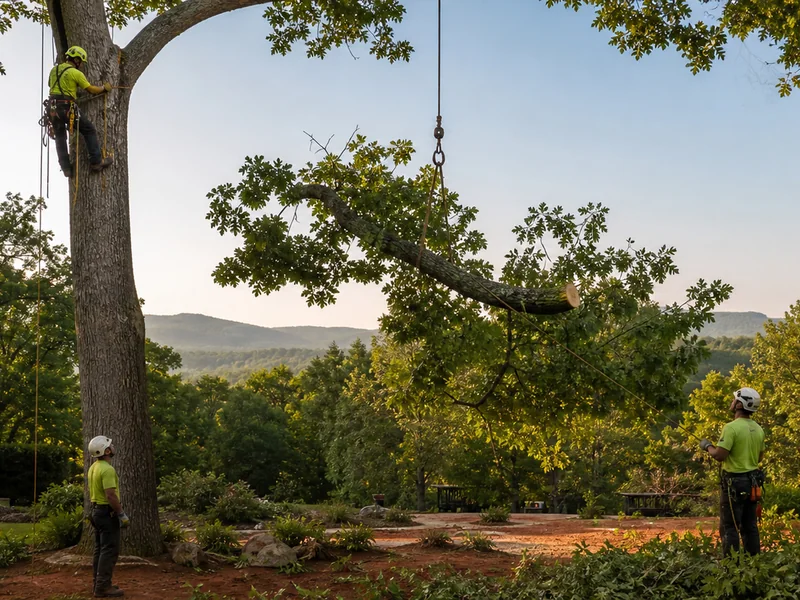 Huntsville Tree Removal at work